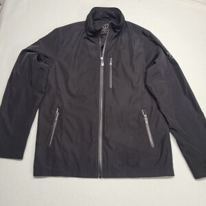 TECH By Tumi Light Weather Men's Jacket  Size‎ Small Outdoor Zip Hooded Black